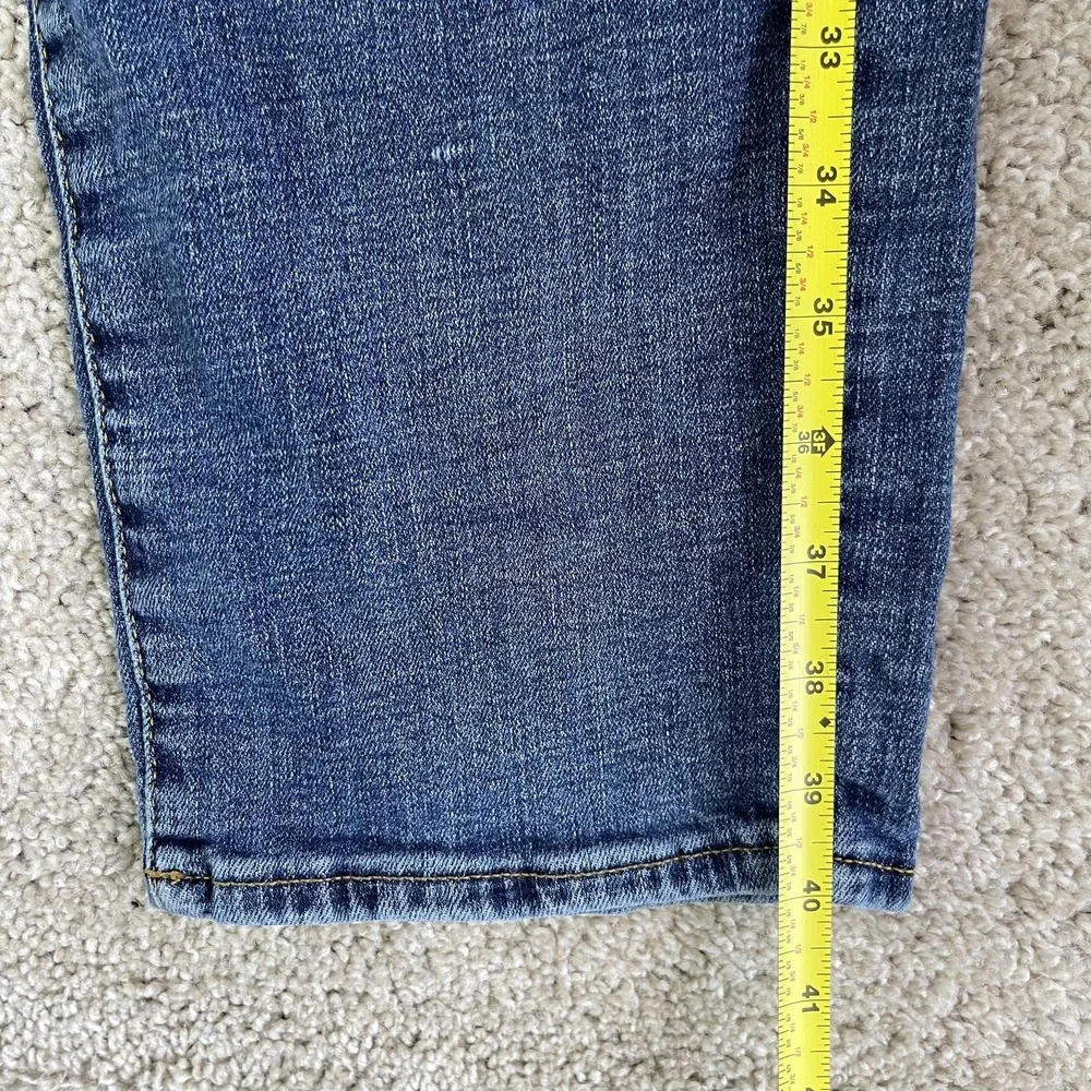 Lucky Brand 410 Athletic Slim Jeans Mens 36x32 Medium Wash Blue Denim Tapered